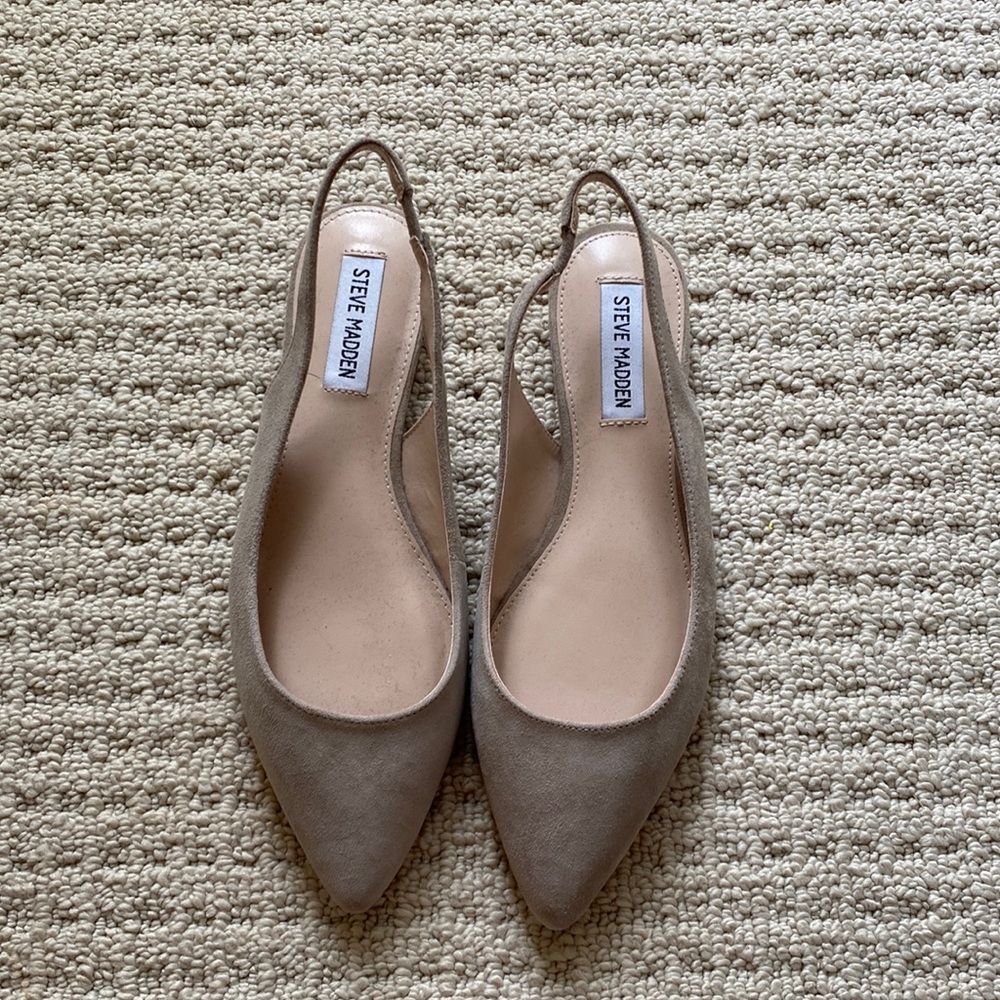 Steve Madden sling back flats